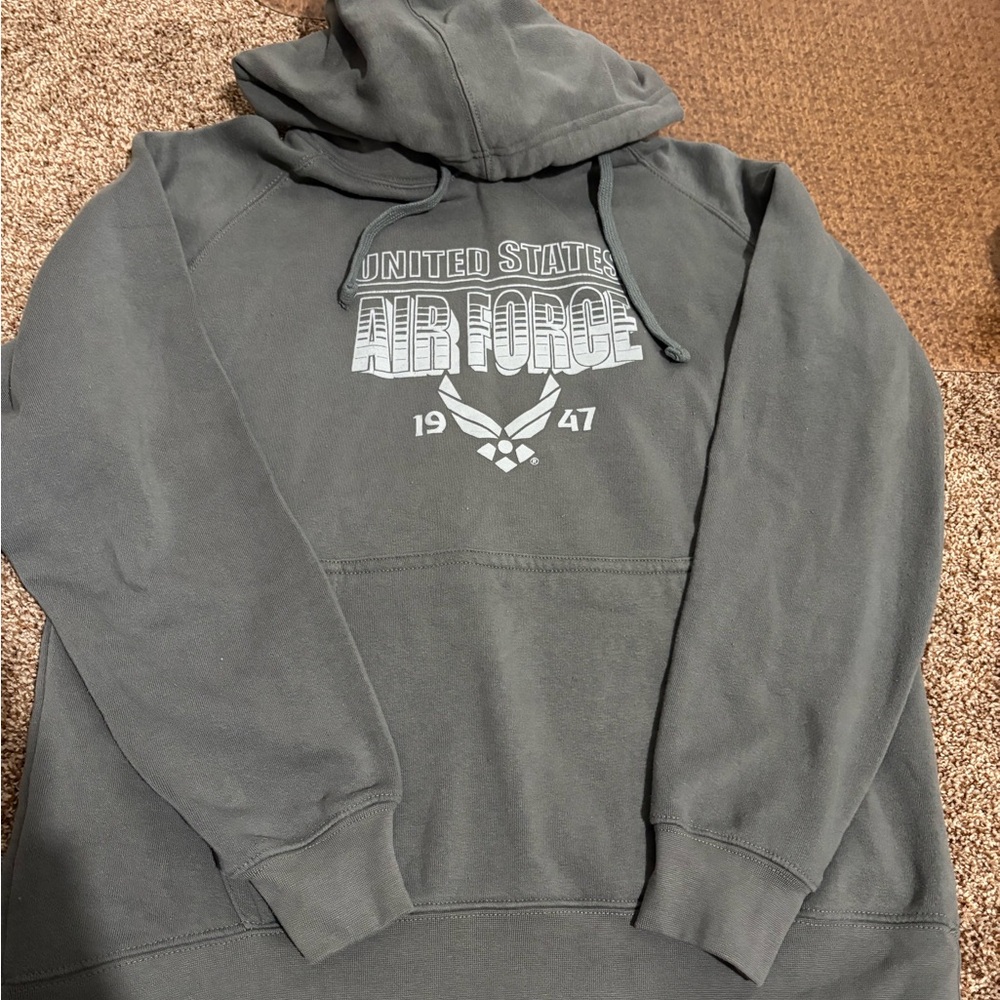 Men's Charcoal Air Force Hoodie